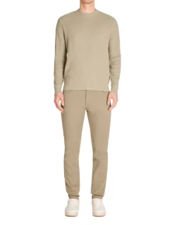 Celio Pull col rond 100% coton - taupe^Homme Pulls