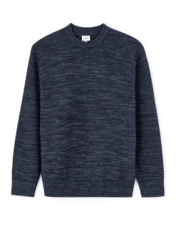 Celio Pull col rond relax coton mélangé - marine^Homme Pulls