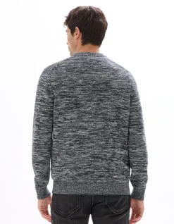 Celio Pull col roulé 100% coton - marine^Homme Pulls