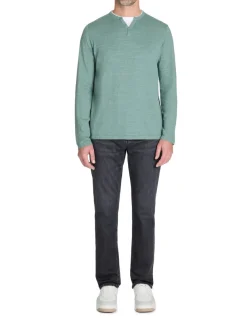 Celio Pull col tunisien coton mélangé - vert^Homme Pulls