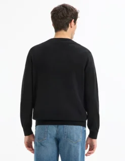 Celio Pull col V 100% coton -^Homme Pulls