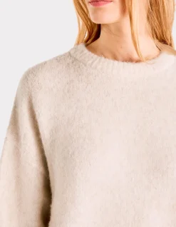 Celio Pull en maille à col rond - écru^Femme Pulls