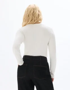 Celio Pull fluide col rond en viscose ECOVERO™ -^Femme Pulls