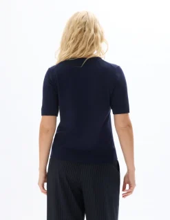Celio Pull fluide col rond en viscose ECOVERO™ -^Femme Pulls