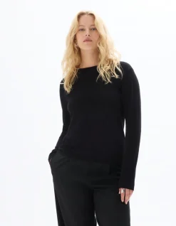 Celio Pull fluide col rond en viscose ECOVERO™ -^Femme Pulls