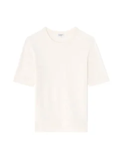 Celio Pull fluide col rond en viscose ECOVERO™ - écru^Femme Pulls