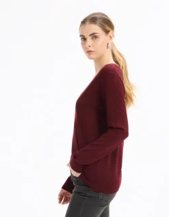 Celio Pull fluide col v viscose écovéro -^Femme Pulls