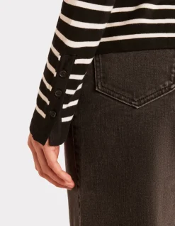 Celio Pull fluide rayé en viscose Ecovero -^Femme Pulls