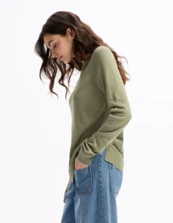 Celio Pull maille fine à manches longues -^Femme Pulls