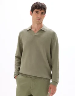 Celio Pull oversize col requin 100% coton -^Homme Pulls
