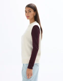 Celio Pull sans manches col rond -^Femme Pulls