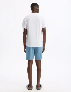 Celio Pyjama long 100% coton - bleu^Homme Pyjamas
