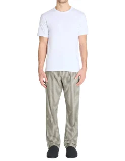 Celio Pyjama long 100% coton - vert^Homme Pyjamas