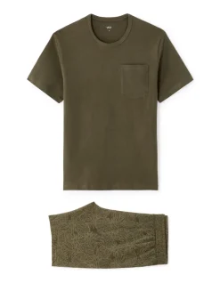 Celio Pyjama short 100% coton - motifs ananas^Homme Pyjamas