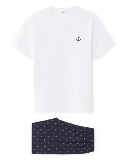 Celio Pyjama short 100% coton - marine^Homme Pyjamas