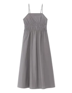 Celio Robe à bretelles cintrée - gris^Femme Robes|Robes