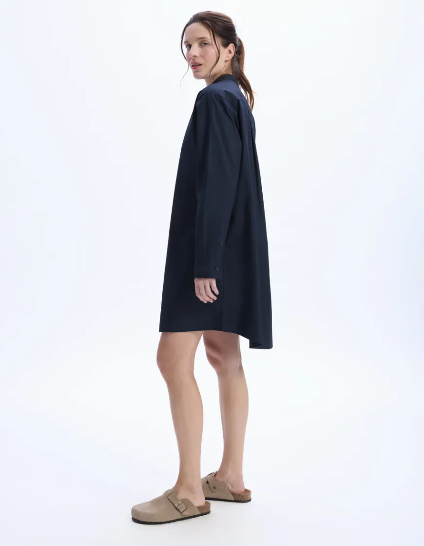 Celio Robe courte à col mao -^Femme Robes|Robes