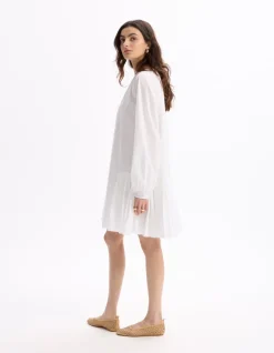 Celio Robe courte à volant -^Femme Robes|Robes