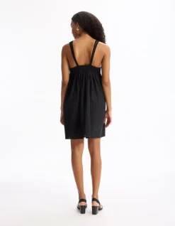 Celio Robe courte broderie sur le haut -^Femme Robes|Robes