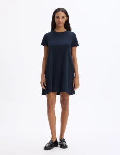 Celio Robe courte en coton -^Femme Les Essentiels Aux Meilleurs Prix|Robes
