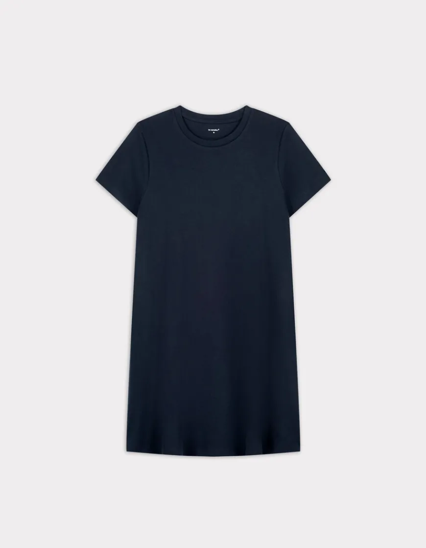 Celio Robe courte en coton -^Femme Les Essentiels Aux Meilleurs Prix|Robes