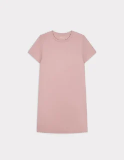Celio Robe courte en coton - rose^Femme Robes|Robes