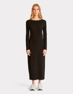 Celio Robe longue côtelée -^Femme Robes|Robes