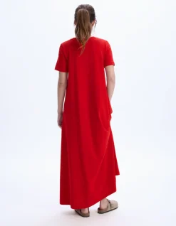 Celio Robe longue en coton -^Femme Robes|Robes