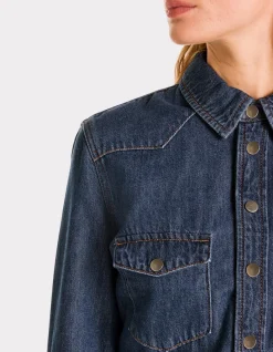 Celio Robe longue en denim - bleu^Femme Les Meilleures Ventes|Robes