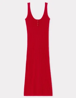 Celio Robe longue en maille crochet -^Femme Robes|Robes
