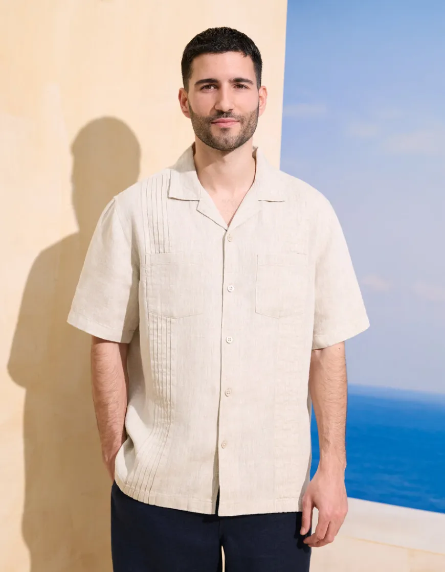 Celio Saint-Tropez - Chemise 100% lin^Homme Collabs|Sélection Lin