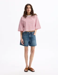 Celio Short en jean - bleu^Femme Les Meilleures Ventes|Les Essentiels Aux Meilleurs Prix