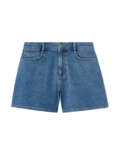 Celio Short yoyo 2 tailles ajustables - bleu^Femme Jupes & Shorts