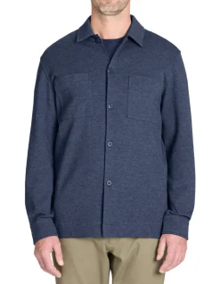 Celio Surchemise boutonné 2 poches - marine^Homme Chemises
