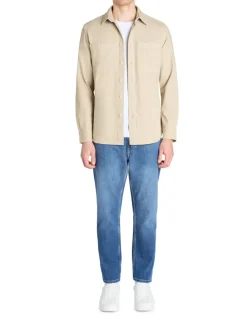 Celio Surchemise teint en pièce 100% coton -^Homme Chemises