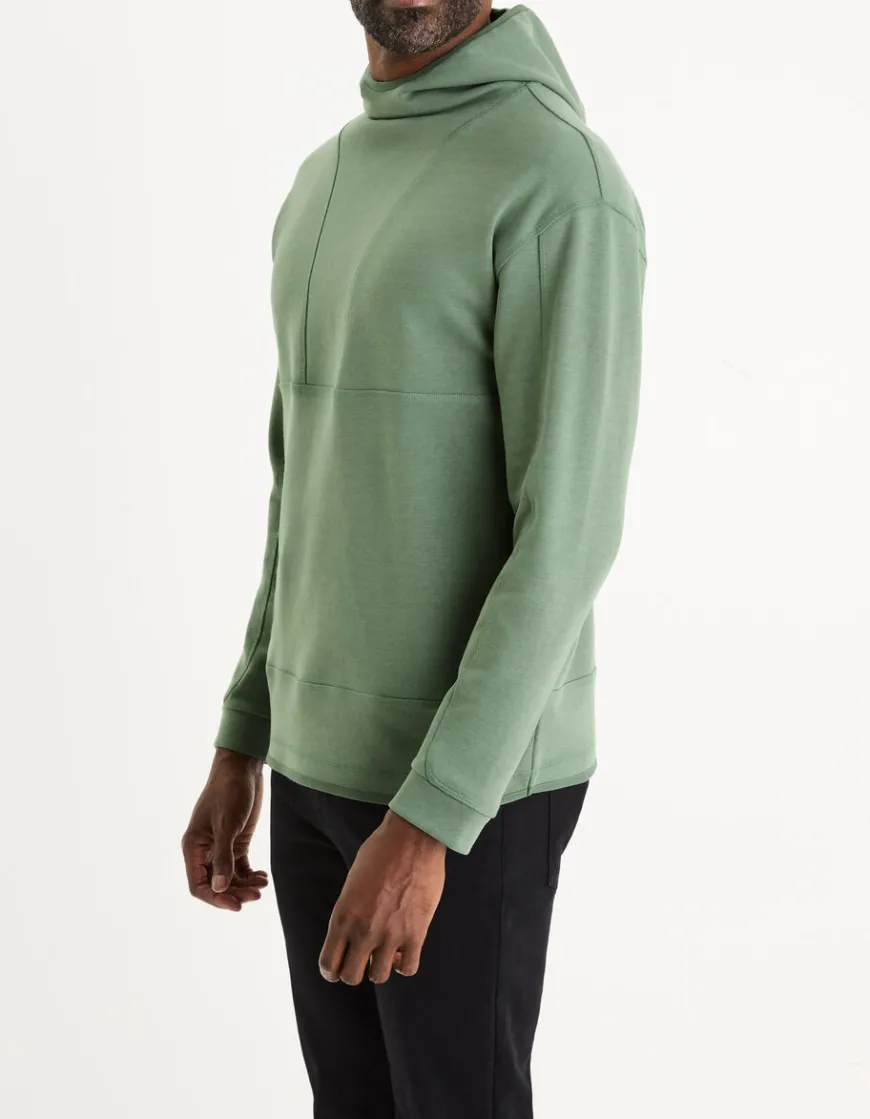 Celio Sweat à capuche - vert^Homme Jogness|Sweats