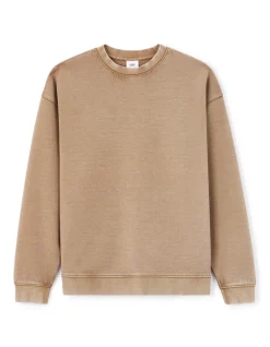 Celio Sweat oversize col rond coton mélangé - taupe^Homme Jogness|Sweats