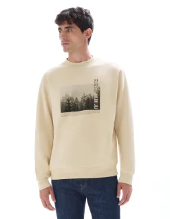 Celio Sweat regular col rond imprimé Asie - blanc^Homme Sweats