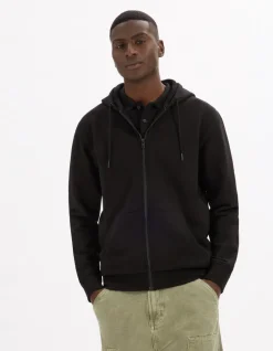 Celio Sweat zippé à capuche 100% coton -^Homme Jogness|Sweats