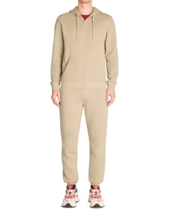 Celio Sweat zippé à capuche 100% coton - beige^Homme Sweats