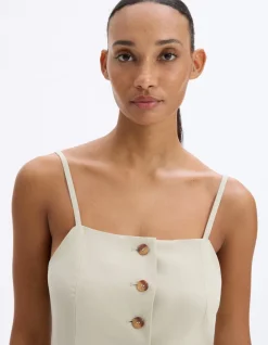 Celio Top habillé à bretelle - gris^Femme Chemises & Blouses|T-Shirts & Tops