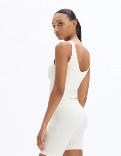 Celio Top sans coutures - écru^Femme Sportswear|Loungewear