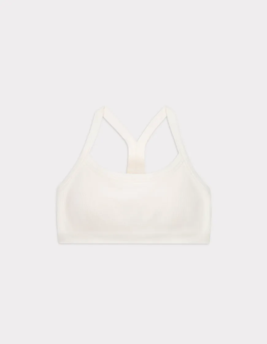 Celio Top sans coutures à fines bretelles - écru^Femme Sportswear|Loungewear