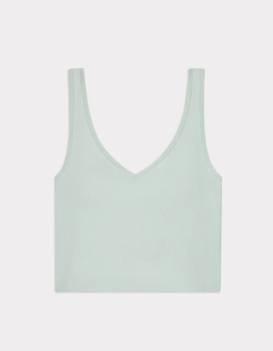 Celio Top sans coutures - vert^Femme Sportswear|Loungewear