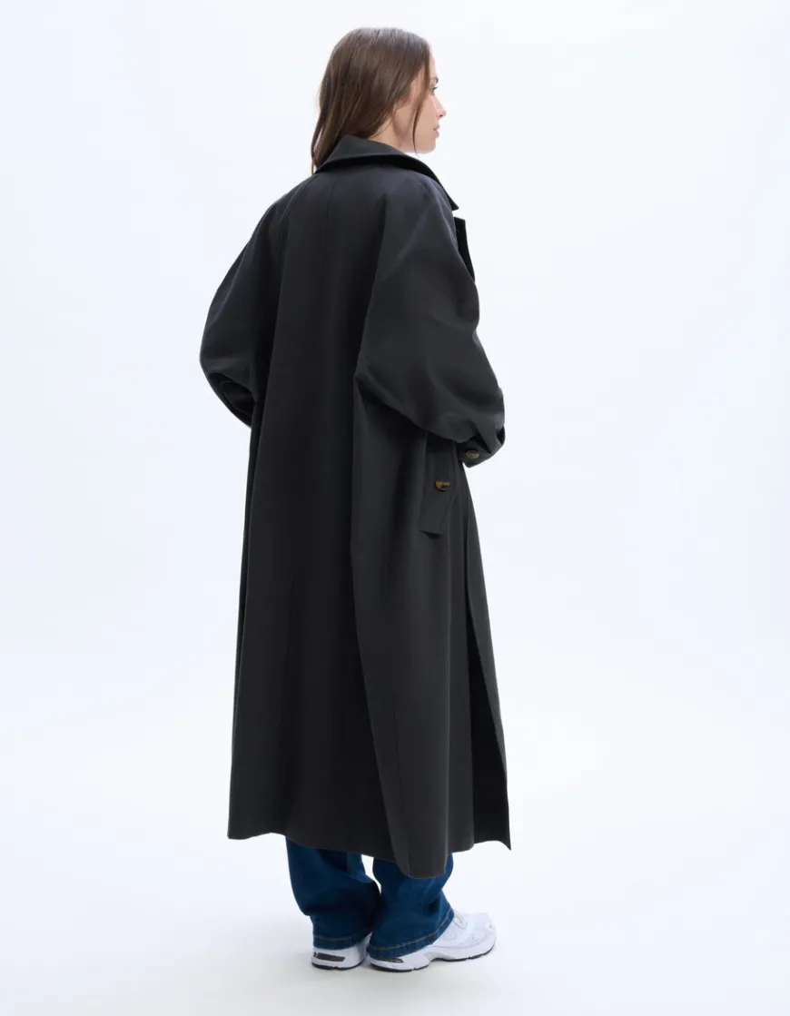 Celio Trench oversize - gris anthracite^Femme Les Meilleures Ventes|Manteaux
