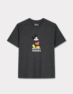 Celio T-shirt avec print MICKEY - gris^Femme T-Shirts & Tops
