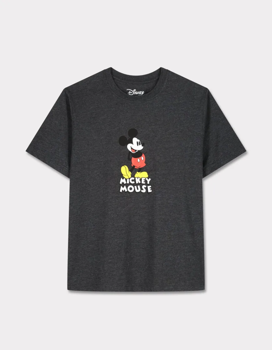 Celio T-shirt avec print MICKEY - gris^Femme T-Shirts & Tops