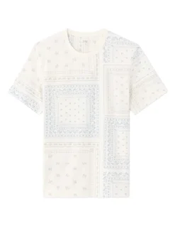 Celio T-shirt boxy col 100% rond imprimé floral -^Homme T-Shirts