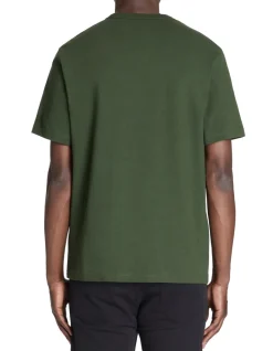 Celio T-shirt boxy col rond 100% coton - vert^Homme T-Shirts
