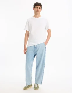 Celio T-shirt boxy col rond 100% coton -^Homme T-Shirts
